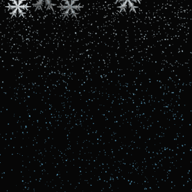 冬天冬季圣诞雪花下雪渐变蓝色gif图片图片