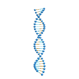 蓝色医疗立体DNA序列转动gif图素材