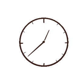 钟表挂表时钟转动分针时针时间流逝转圈gif图素材图片