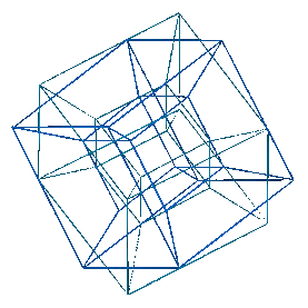 立体多边形几何科技循环旋转连贯重复gif