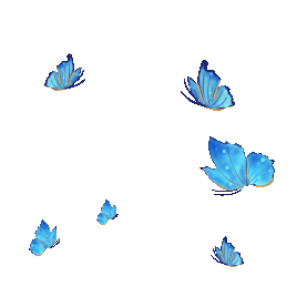 蓝色蝴蝶飞gif图片元素gif图素材图片