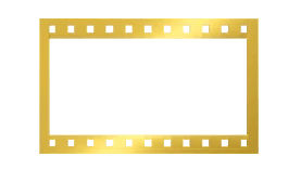 金色胶片电影视频胶片边框