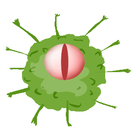 病毒细菌体新冠绿色邪恶的触手gif图素材图片