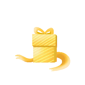 金色礼盒惊喜打开礼物gif图素材图片