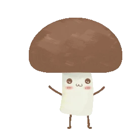 卡通拟人蔬菜蘑菇香菇农作物食物gif图素材  图片