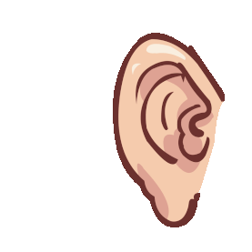人体器官五官耳朵结构听力测试gif图素材图片