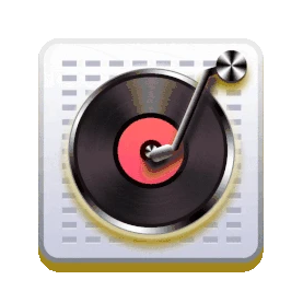 播放音乐碟片机圆盘方形写实图标icongif图素材