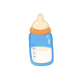 卡通母婴奶瓶冲奶粉gif图片图片
