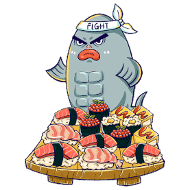 日本美食三文鱼寿司鱼gif图素材餐饮海鲜旅游图片