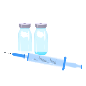 医疗疫苗注射打针新型冠状病毒防疫用品gif图素材图片