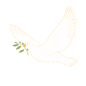 白色鸽子白鸽和平鸽叼着橄榄枝飞翔gif图素材图片