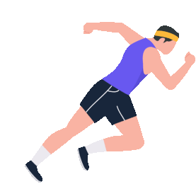 跑步奔跑冲刺人物运动体育gif图素材