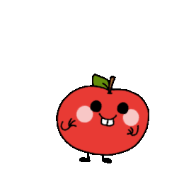 食物西红柿水果拟人眨眼gif图素材表情包图片