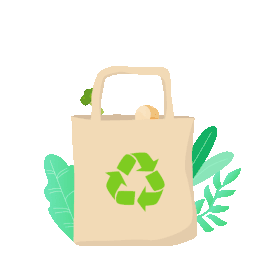 禁塑环保可循环袋子蔬菜瓜果gif图素材环境日
