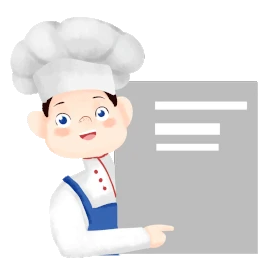 厨师大厨菜单讲解菜谱gif图素材