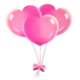 情人节520气球粉色gif图素材