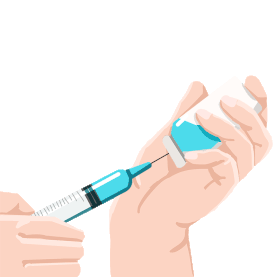 医疗器械药瓶疫苗注射打针gif图素材图片