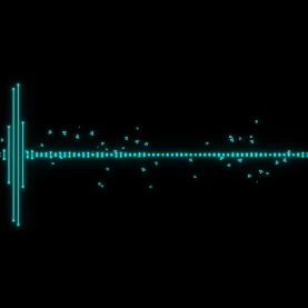 可视化蓝色科技感音乐音频频谱震动炫酷gif图GIf  图片