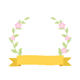 春天母亲节花朵植物边框横幅标题框头像框装饰动图gif