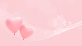 母亲节粉色温馨爱心气球视频背景gif图素材520图片