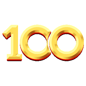 党建建党100周年数字100标题gif图素材图片