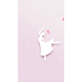 女神节女王节妇女节女性剪影粉色竖版海报背景gif图素材图片