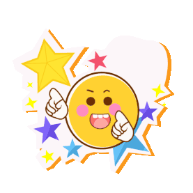 emoji可爱表情黄脸GO嗨加油卡通表情包gif图素材