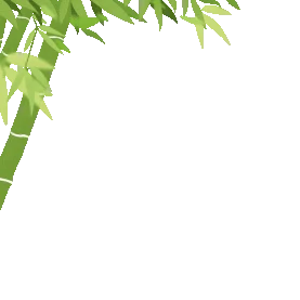 春天竹子竹叶树叶漂浮古风绿色gif图素材
