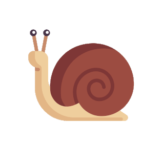 动物蜗牛可爱爬行gif图素材图片