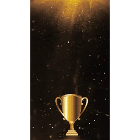 大气黑金表彰奖杯喜报竖版视频海报背景gif图素材图片