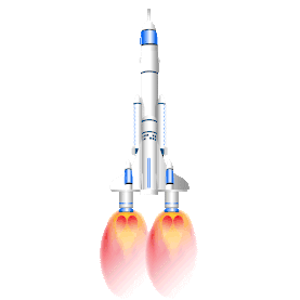 航天日航天工程载人航天飞船火箭仿真gif图素材