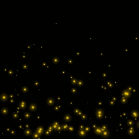光效粒子光点萤火虫星光荧光黄色gif图素材图片