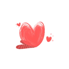 爱心情人节520浪漫爱情手绘卡通红色gif图素材图片