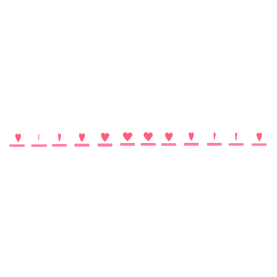 情人节520爱心分割线粉色新媒体卡通动图gif