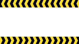 黄黑警戒线箭头视频边框gif图素材图片