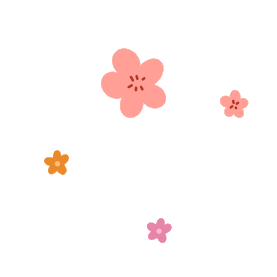 粉色花朵花小花旋转表情装饰综艺gif图素材