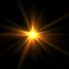 光效粒子发光光线金色光点gif图素材图片