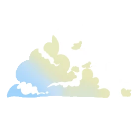 白云云朵云空中漂浮gif图素材