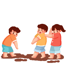 六一儿童节61儿童娱乐活动打泥巴仗玩泥巴gif图素材