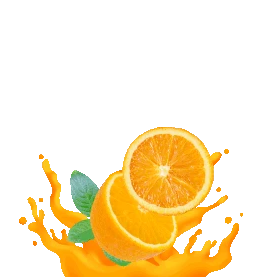 夏天水果清凉飞溅果汁橙子橙汁gif图素材