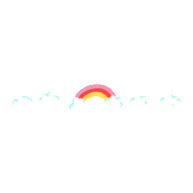 61六一儿童节分割线彩虹云朵彩色可爱童趣新媒体公众号gif图素材