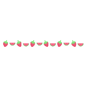可爱草莓西瓜水果分割线新媒体公众号动图gif