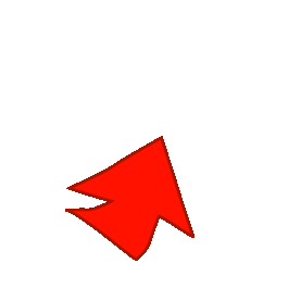 红色箭头上升上涨方向指向图标标志gif图素材