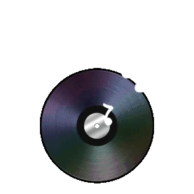 音乐点唱机CD黑胶唱片音符漂浮gif图素材