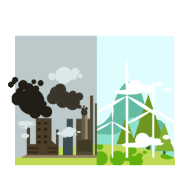 环境日空气污染保护环境清洁能源环保gif图素材