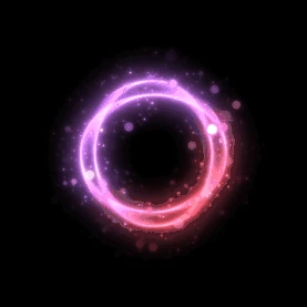 光效光圈光环粉色渐变粒子发光gif图素材