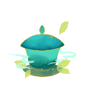 茶道茶杯茶碗茶水茶叶国风国潮gif图素材图片