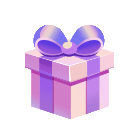 电商618促销活动礼物礼盒包装盒弹窗紫色gif图素材图片