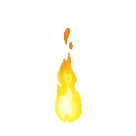 火焰火火苗火花燃烧着火黄色gif图素材图片