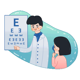 医疗体检检验视力保护视力爱护眼睛爱眼日gif图素材